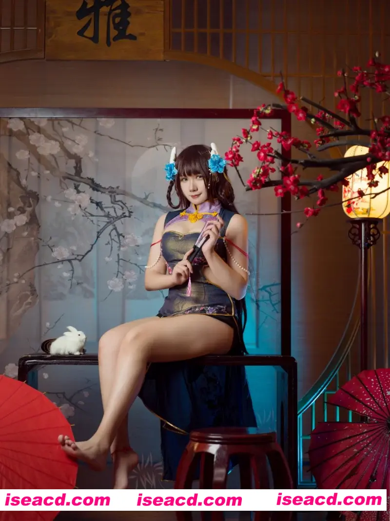 【COSPLAY】麻花酱 Vol.084 比睿旗袍+泳装 [61P]【700M】