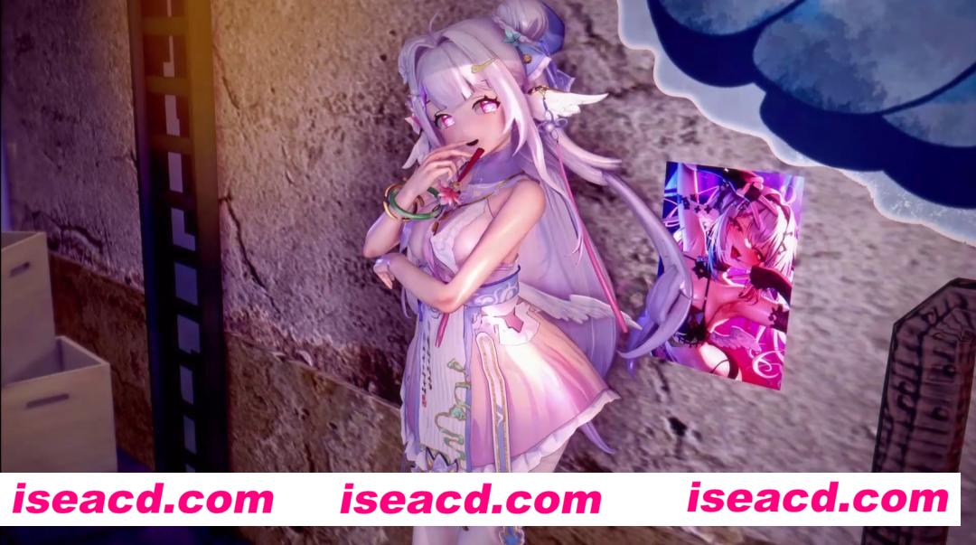 【MMD/中文/步兵】天平キツネ 4月作品：虚拟主播 黎歌和兰音的特别握手会 【300M/CV】