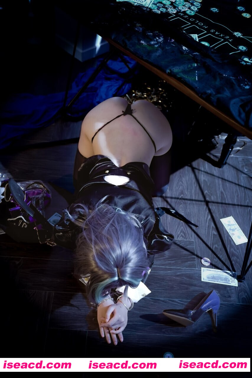 【COSPLAY】九曲Jean – 碧蓝航线 柴郡·绚烂夜梦 [40P]【500M】