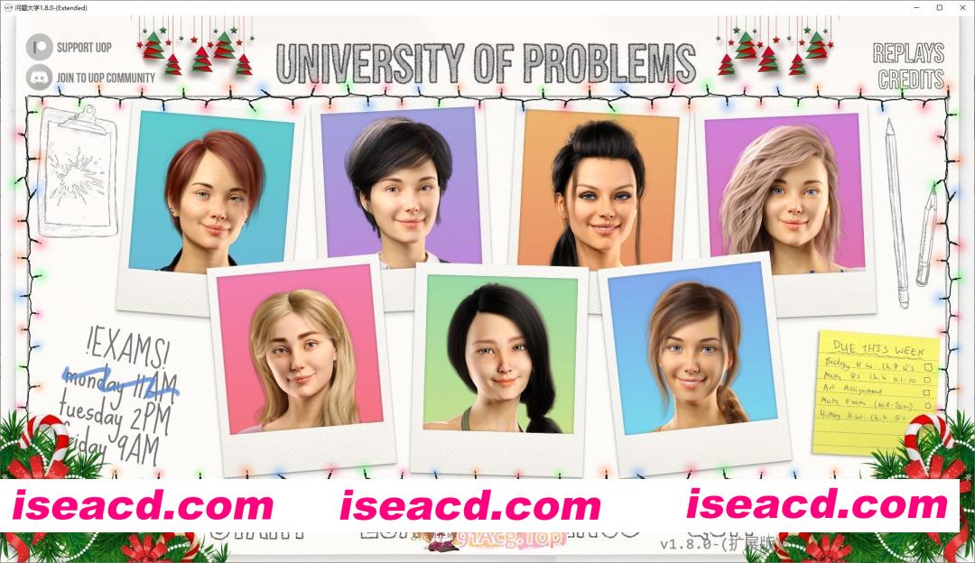 [欧美SLG/高渲染/动态]问题大学V1.8.0 Extended AI汉化版[FM/14G/百度]